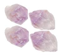 VANZACK Pierre en Cristal Naturel Améthyste Brute 200G Pierres Décoratives 3-5 CM pour Décoration de Table Bureau et Maison Ornements en Cristal Brut Apaisant Petits Cristaux