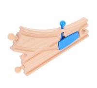 VANZACK Piste Bois pour Train Accessoire de Jeu Éducatif Améliorez Interaction Parent de Construction Scène de Train Bois