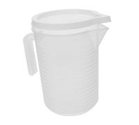 VANZACK Plastic Measuring Cup With Lid Transparent Large Capacity Liquid Measuring Pitcher For Home And Kitchen Portable And Easy-to-read Graduated Scale Réutilisable