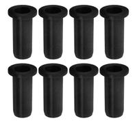 VANZACK Plastique Insert de Dame de Nage 8 Pièces Noir | Ajustement, Protège la Rame L’usure, pour Activités Nautiques et Navigation en Canoë