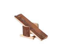 VANZACK Plateforme À Bascule en Bois pour Jouets De Dentition pour Hamster Écureuil Souris Mini Décoration Dintérieur