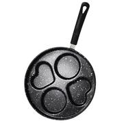 VANZACK Poêle à Frire Ronde Antiadhésive pour Œufs et Crêpes Mini Poêle de Cuisson Pratique Facile à Nettoyer pour Cuisine Quotidienne