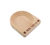 VANZACK Porte-gobelet en Bois Massif avec Emplacement pour Marqueur, Organisateur de Cuisine et Fêtes, Distributeur Multifonction pour Réunion Familiale et Bureau, Rangement Pratique