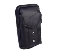 VANZACK Porte- Vertical en Cuir pour Homme Paquet à Main Compact Boucle de Ceinture Étui à Design Rétro Capacité Suffisante Utilisation 6.3