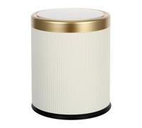 VANZACK Poubelle Intelligente Automatique 10L sans Contact Poubelle Cuisine avec Couvercle Grosse Capacité Beige Gestion Hygiénique des Déchets Cuisine Salon et Chambre