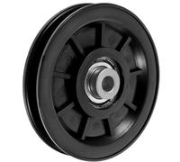 VANZACK Poulie Fitness Noire Nylon Roue Remplaçable pour Système de Câble Équipement Fitness Portable Silencieux et Lisse Accessoire de Levage Robuste