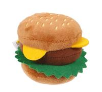 VANZACK Poupée de Nourriture simulée Plush Pet Dog Toys couineur Frites pour Chien Casse-tête de Chien Chips Jouets Chiens Jouets grinçants pour Chiens à mâcher Peluche Coffee