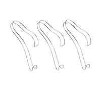 VANZACK Présentoir à Chaussures En Acier Inoxydable Réglable, Lot De 3 Supports Métalliques Élastiques Pour Sandales Féminines, Porte-chaussures Polyvalent Adapté Aux Supermarchés Et Vitrines