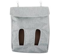 VANZACK Râtelier Suspendu pour Petits Animaux Alimentation pour Cochons Hamsters Et Lapins Poche Pratique pour Foin Et Granulés Accessoire pour Cage Et Balcon