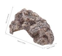 VANZACK Reptile Hideout Resin Rock Cave for Terrarium Climbing and Hiding Bearded Dragon Turtle Lizard Snake Shrimp Habitat