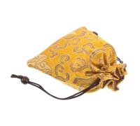 VANZACK Sac à Cordon en Soie Pochette Brodée pour Femme Trousse à Bijoux Pratique pour Ranger Colliers Et Bracelets