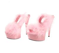 VANZACK Sandales à Talons Femme Design Élégant Bride Fine Confortable pour Travail et Shopping Couleur Aléatoire