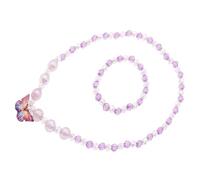 VANZACK Set de Bijoux Garçon Fille Coloré avec Pendentif Collier et Bracelet Acrylique pour Fillettes de Création Ludique et Sûr pour Tout Petits Ans