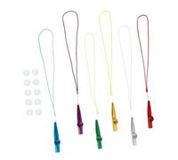 VANZACK Set de Kazoo Métal avec Membranes Supplémentaires Facile à Apprendre pour Accompagnement Ukulélé et Guitare Adapté à Tous Âges