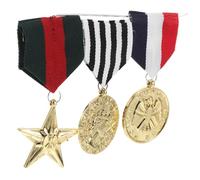 VANZACK Set de Médailles Décoratives pour Carnaval et Déguisement Accessoire de Costume Héroïque pour Fêtes à Thème et Halloween