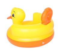 VANZACK Siège Gonflable Bébé Jaune en Pvc de Canard, Chaise Sécurisée et Multifonctionnelle pour Jouer Sol, pour Nourrissons et Tout-petits