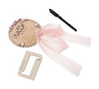 VANZACK Souvenirs De Nouveau-Né Panneau D'Annonce De Bébé Plaque Souvenir De Bébé En Bois Pour Garçon Décoration Murale Pour Nouveau-Né Pour Chambre