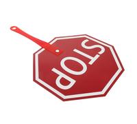 VANZACK Stop Sign with Handle for Classroom Use Lightweight Reusable Stop Paddle for Teacher Student Interaction Convenient Handheld Tool and Activities