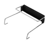 VANZACK Support Couvercle Mijoteuse Inoxydable Rangement Latéral pour Couvercles de Casseroles Organisateur de Cuisine Compact et Stable Cocotte et Cuiseur Riz Noir