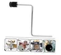 VANZACK Support de Batterie Métal Z Forme avec Fixation Rapide Stable et Portable pour Accessoires Percussion et Tom Drum Protection Feutre Antidérapant Installation Facile pour