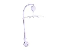 VANZACK Support de Cloche de Lit Garçon Fille avec Boîte à Musique à Remontoir Rotation Berceuse pour Berceau Garçon Fille