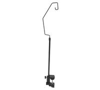 VANZACK Support de cordon de fer à repasser bras de guidage anti-accrochage à pince support de câble universel fixation par clip pour stations de lavage et fers à vapeur, noir, fer,