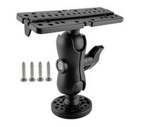 VANZACK Support Détecteur Poissons Rotatif Nylon pour Kayak Montage Stable et Installation Rapide pour Sondeur Poisson Mer