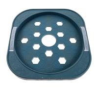 VANZACK Support Mobile pour Bonbonne de Gaz avec Plateau Rond Roues Base Robuste pour Bouteille de Gaz Butane et Propane Facilite Le Déplacement pour Camping Barbecue et Stockage Sécurisé