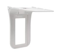 VANZACK Support Mural pour Prises Électriques Étagère Amovible en ABS Blanc Compact et Détachable Rangement Pratique pour Prise Secteur - pour Maison et Bureau