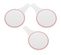 VANZACK Tableau de Score Blanc Effaçable à Sec 3pcs pour Jury, Solide et Réutilisable en Mousse, pour Votes et Évaluations Simples