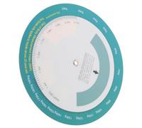 VANZACK Tableau Mural Bmi Suspendu en Plastique Solide Outil D’Estimation Rapide de L’IMC Masculin et Féminin Roue de Mesure Poids et Taille pour Salle de Sport et Maison Accessoire