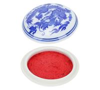 VANZACK Tampon Capacité Grosse pour et D'encre, Nettoyage Peinture Facile Encreur Céramique Calligraphie Chinoise Traditionnelle Sceaux