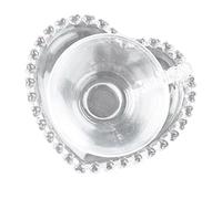 VANZACK Tasse à Café Transparente en Verre Soucoupe Antidérapante, Petite Taille, pour Latte, Thé de L’après-midi et Usage Bureau, Lot pour Maison, Café et Restauration