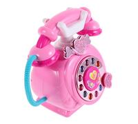 VANZACK Téléphone Éducatif Musical pour Fille Simulation Réaliste Développement des Compétences Sociales sans Pile Anniversaire et Jeux Dimitation pour Garçon Fille