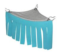 VANZACK Tente d'angle pour Animaux De Compagnie - pour Chien avec Pompons Et Rideau Idéale pour Les Rats Hollandais Petite Taille Lit pour Chats Chiens Et Autres Animaux De Compagnie