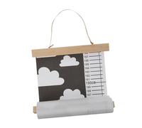 VANZACK Toise Murale Garçon Fille Noire avec Règle de Mesure Hauteur Suspendue Outil Pratique pour Chambre Garçon Fille
