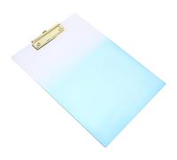 VANZACK Transparent Clipboard With Gradient Writing Pad Sturdy File Clip Board For Students And Office Use And Flexible Document Support