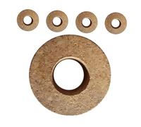 VANZACK Votre Vase Hydroponique 5 Pièces avec Couvercles en Bois Et Trou Central 6 5 Cm pour Plantes Dintérieur