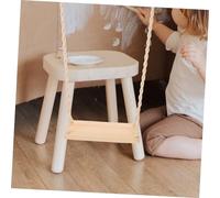 VANZACK Wooden Swing Prop For Photography Lightweight Photo Swing Chair With Safety Design Natural Wooden Photo Studio Accessory For Babies And Children