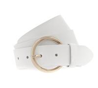 Vanzetti 35mm Full Leather Belt W100 White
