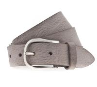 Vanzetti 35mm Full Leather Belt W110 Mouse Gray