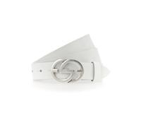 Vanzetti Full Leather Buckel Belt W80 White