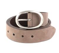 Vanzetti Ceinture beige en cuir pour femme - Classics 35mm Full Leather Belt Grey Taupe 183933 75 cm