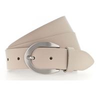 Vanzetti Ceinture beige en cuir pour femme - Neon Booster 30mm Full Leather Belt Vanille 219335 90 cm