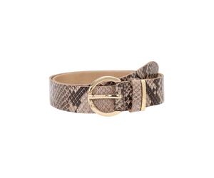 VANZETTI Ceinture beige / nude / chocolat, Taille 75