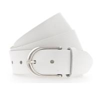 Vanzetti Ceinture blanc en cuir pour femme - Classics 35mm Full Leather Belt 211318 75 cm