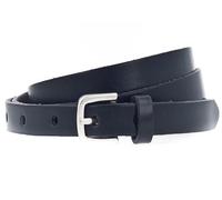 Vanzetti Ceinture bleu en cuir pour femme - Neon Booster 15mm Full Leather Belt Marine 93484 80 cm