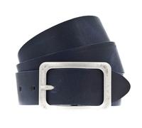 Vanzetti Ceinture bleu en cuir pour femme - Neon Booster 35mm Full Leather Belt Nightblue 93800 105 cm
