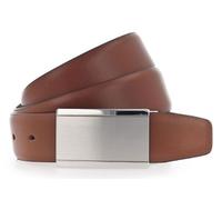 Vanzetti Ceinture brun clair en cuir pour homme - Dresscode: Business 35mm Cambered Belt Light Brown 211650 100 cm