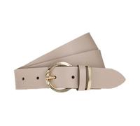 Vanzetti Ceinture crème en cuir pour femme - 30mm Leather Belt Creme 272403 105 cm